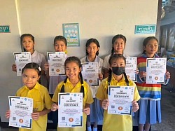 We gave Certificates to students across the globe in campaign for Save the earth program under Global School Alliance November 2024