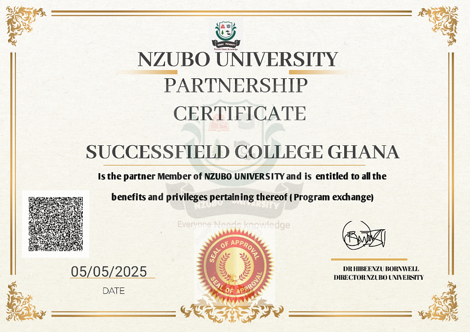 Successfield College Ghana Partner institute