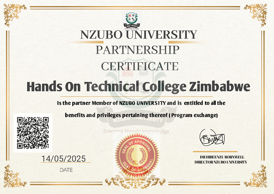 Hands on Technical college Zimbabwe