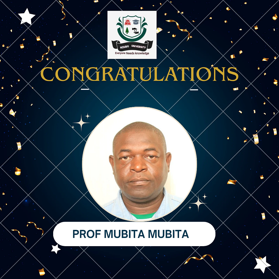 From NZUBO UNIVERSITY 